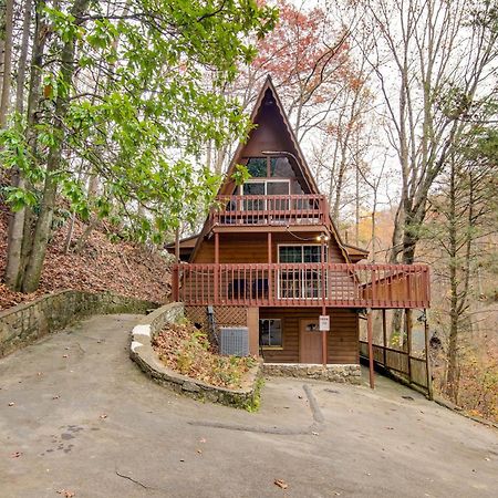Gatlinburg A-Frame Home With Hot Tub Near Parkway Eksteriør billede